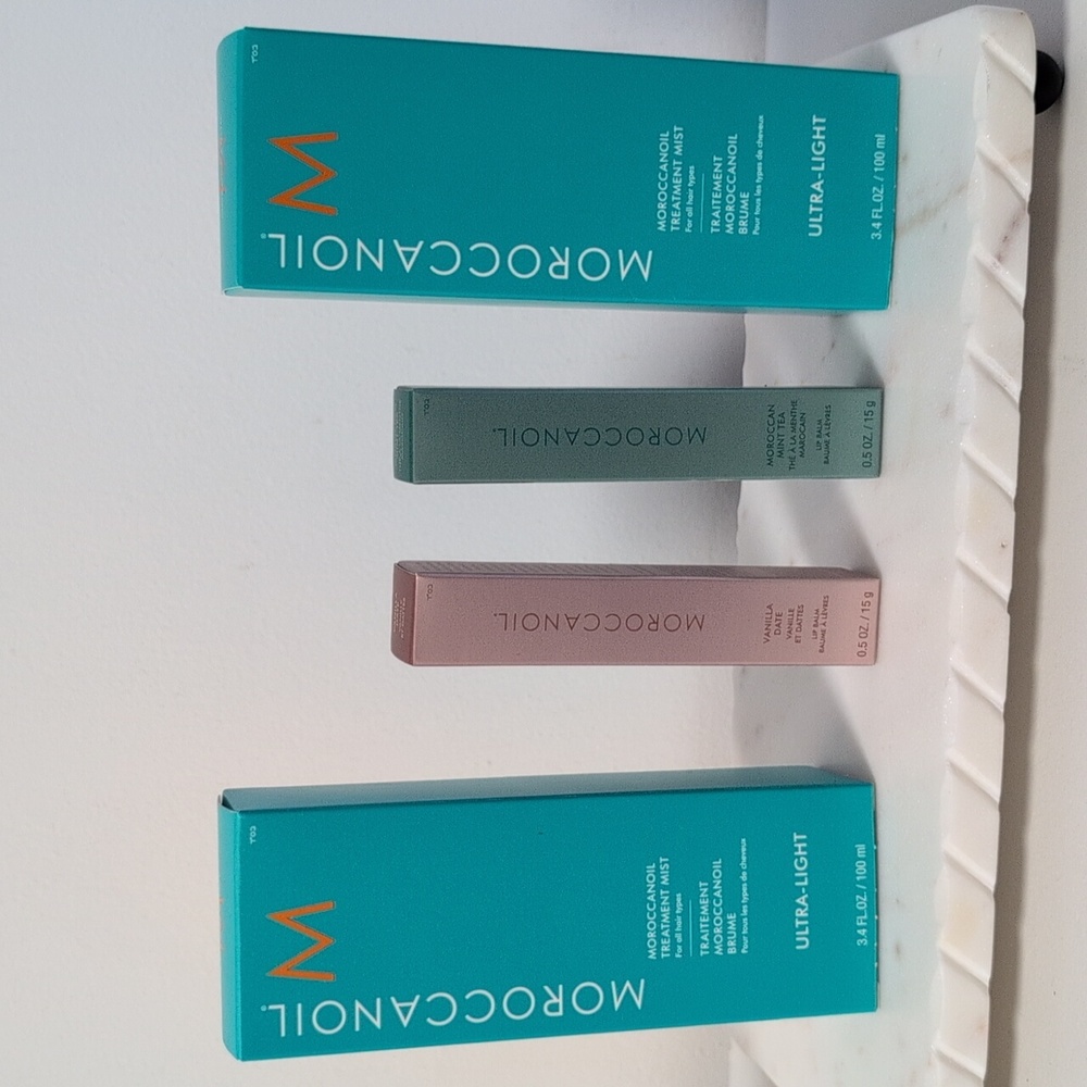 Moroccanoil Ultra-Light Treatment Set - Teal, Pink, Green